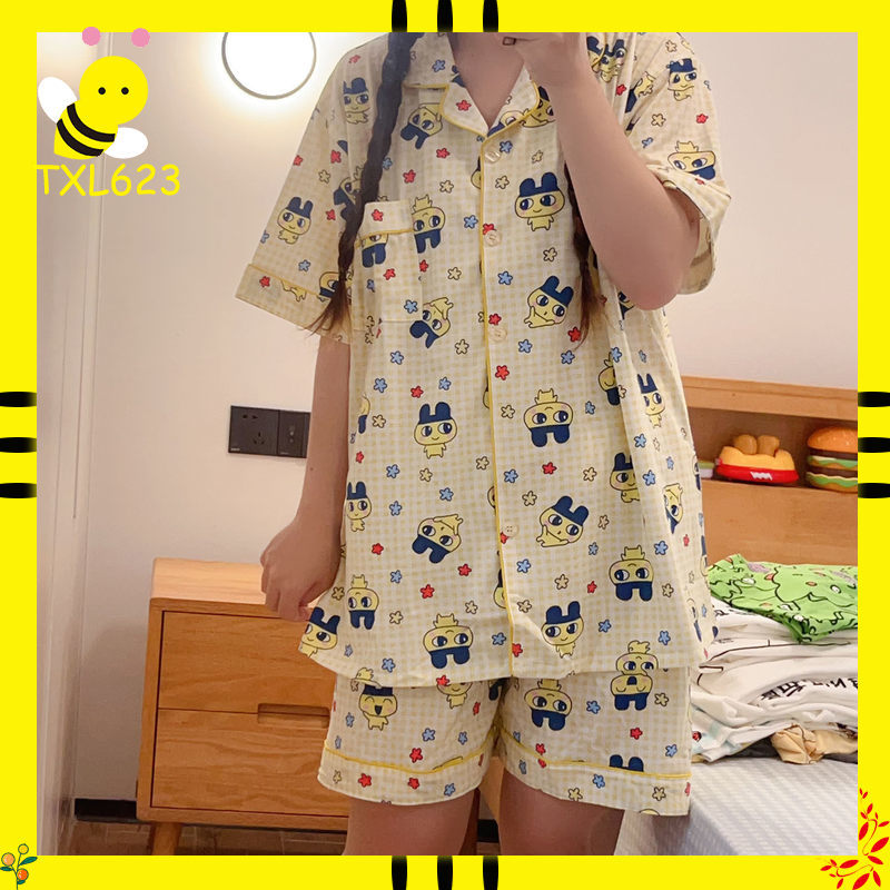 Women Shoes Xxl - Conjunto de Pijama Feminino Tamagotchi Mameiji