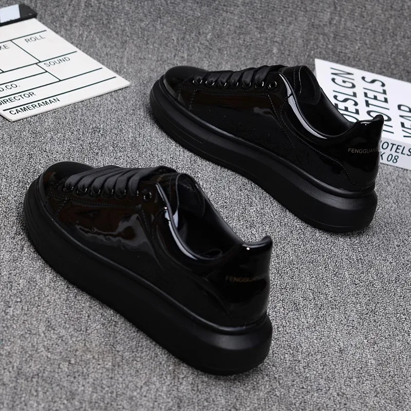 Tênis Casuais Brancos Laqueado - Women Shoes Tennis avaliação e preço