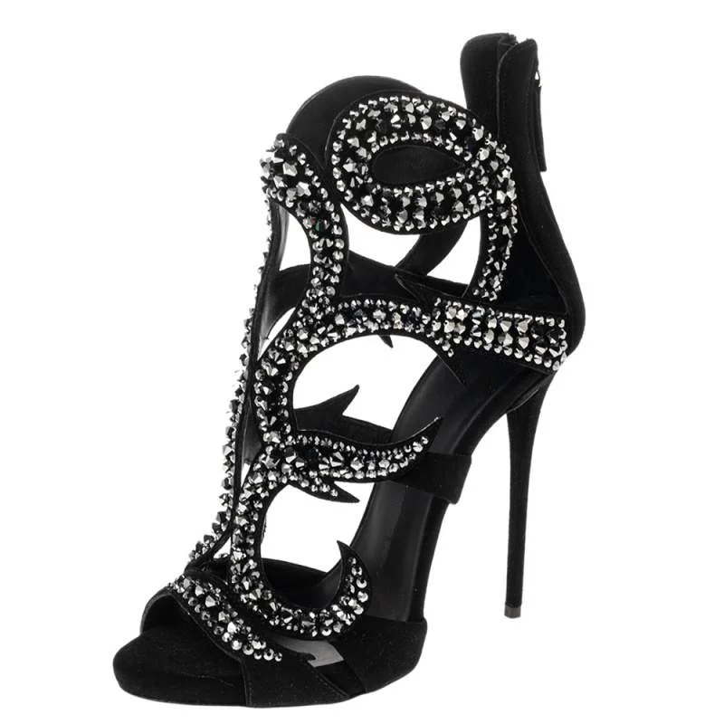Sandálias Stiletto Brilhantes  - Women Shoes Zipper avaliação e preço