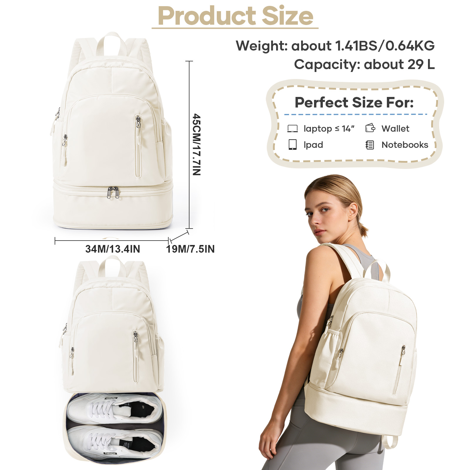 Mochila de Academia para Mulhe - Women'S Shoes Volleyball avaliação e preço
