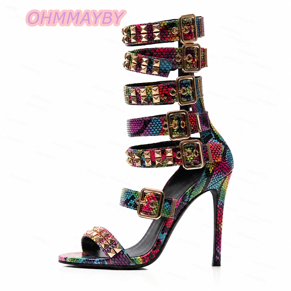 Sandálias Femininas Multicolor - Women Shoes Us To Eu avaliação e preço