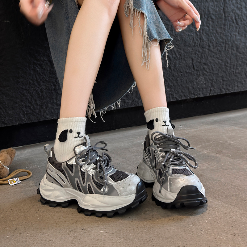 Tênis Chunky de Malha para Mul - Women Shoes Tennis avaliação e preço