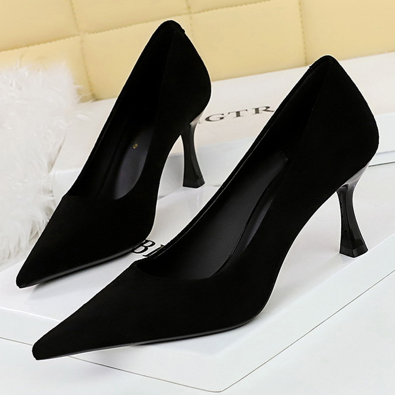 Bigtree sapatos camurça preto  - Women Shoes Zara avaliação e preço