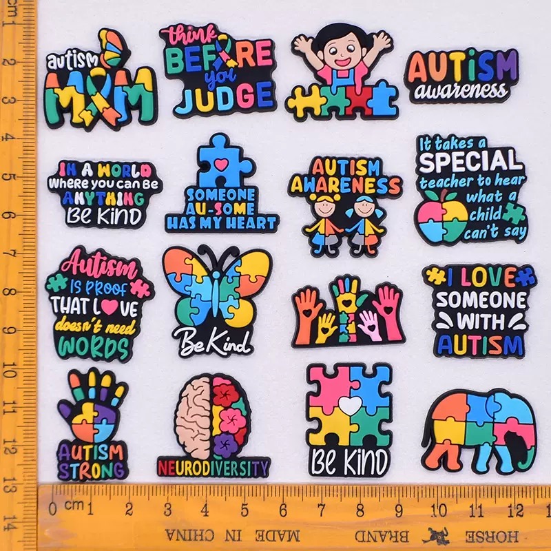 16-100 peças Be Kind Autismo A - Women Shoes Kinds avaliação e preço
