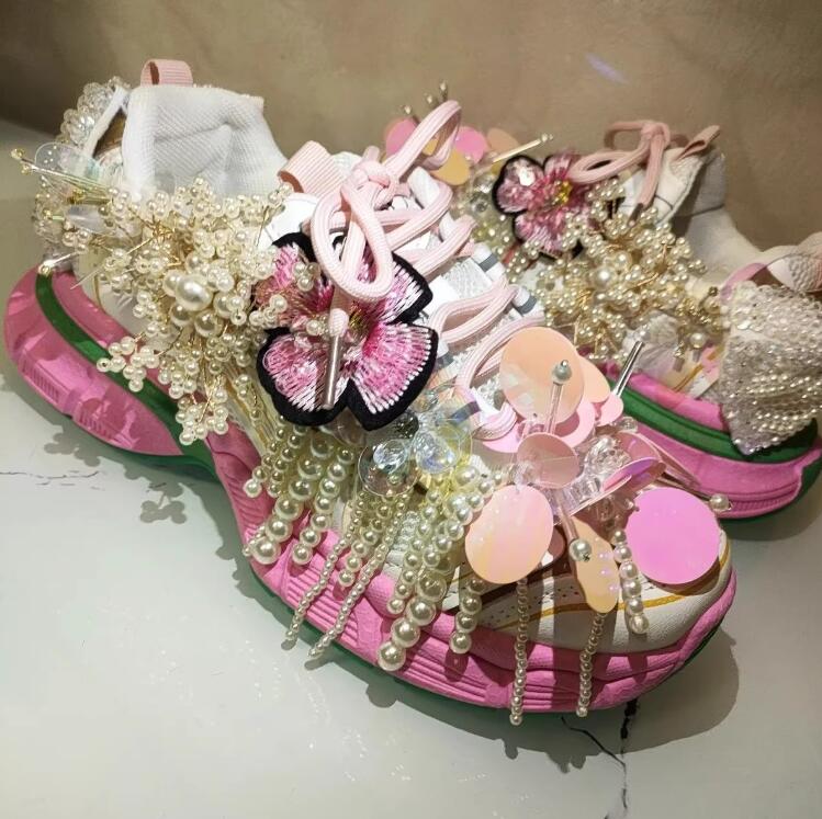 Estilo princesa pérola beading - Women Shoes Store avaliação e preço