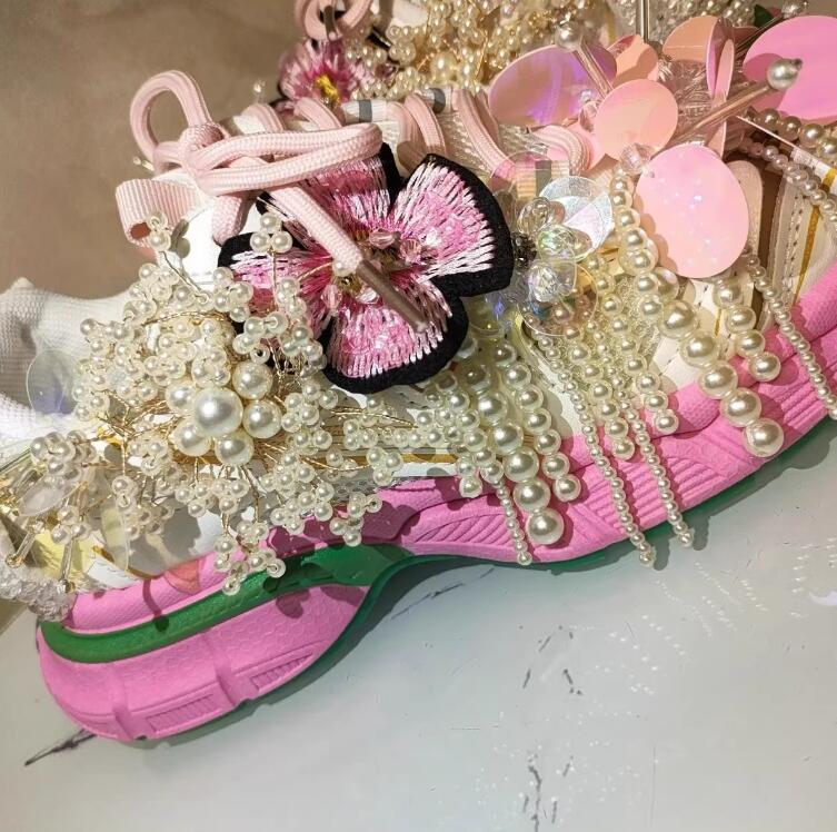 Estilo princesa pérola beading - Women Shoes Store avaliação e preço
