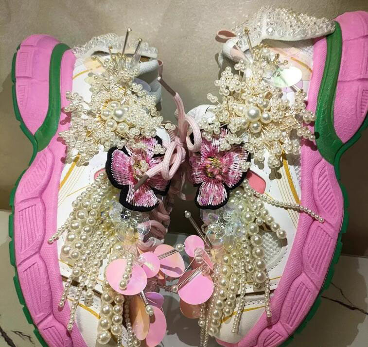 Estilo princesa pérola beading - Women Shoes Store avaliação e preço
