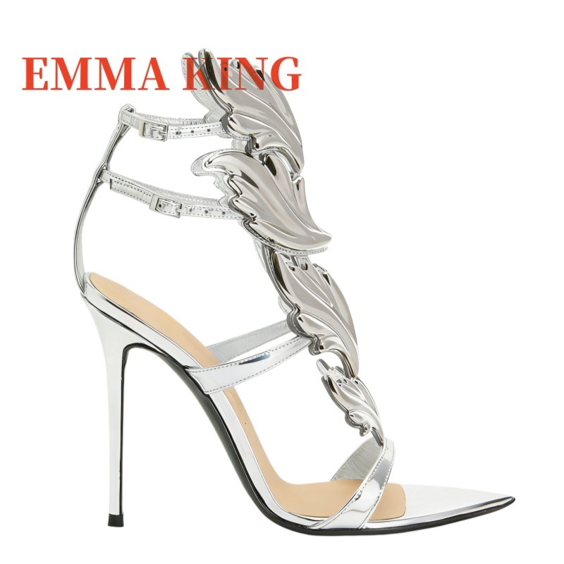 Sandálias Femininas Metálicas  - Metallic Heel Sandal avaliação e preço