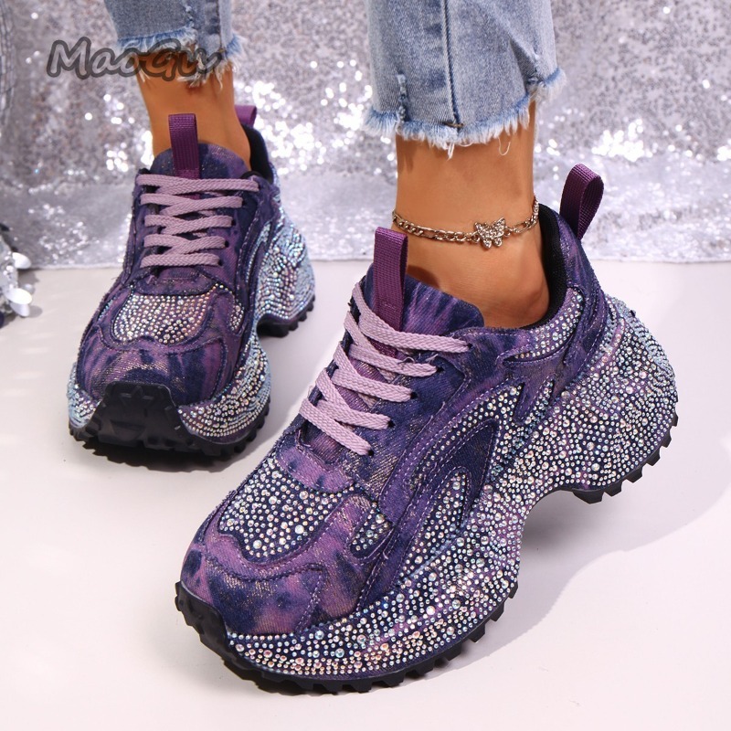 Moda strass feminino chunky tê - Women Shoes Store avaliação e preço