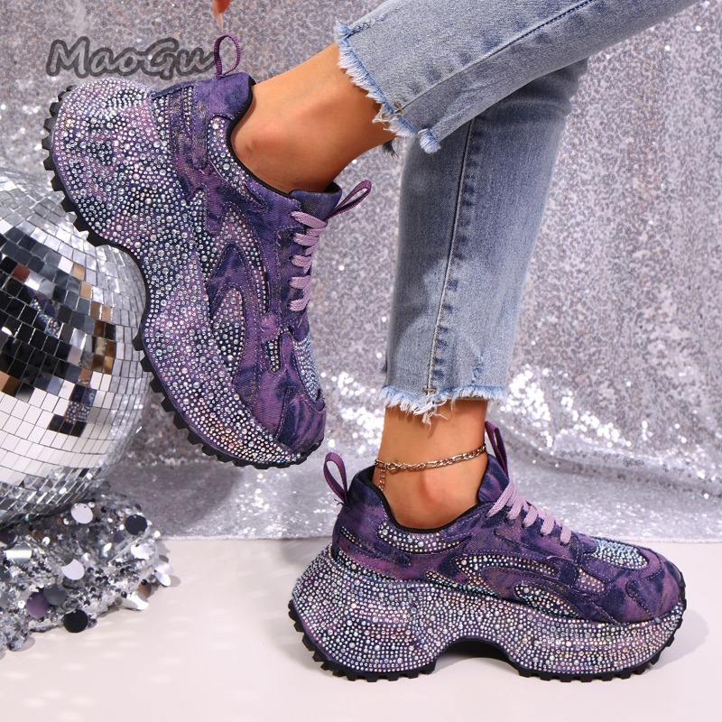 Moda strass feminino chunky tê - Women Shoes Store avaliação e preço