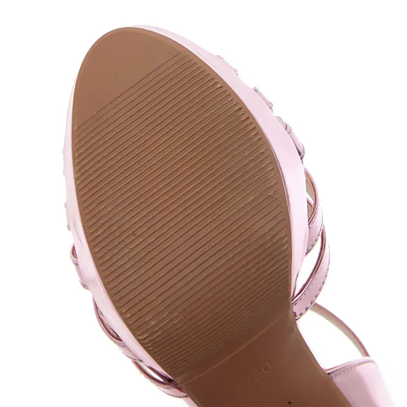 Tamanho grande ouro casamento  - Metallic Heel Sandal avaliação e preço