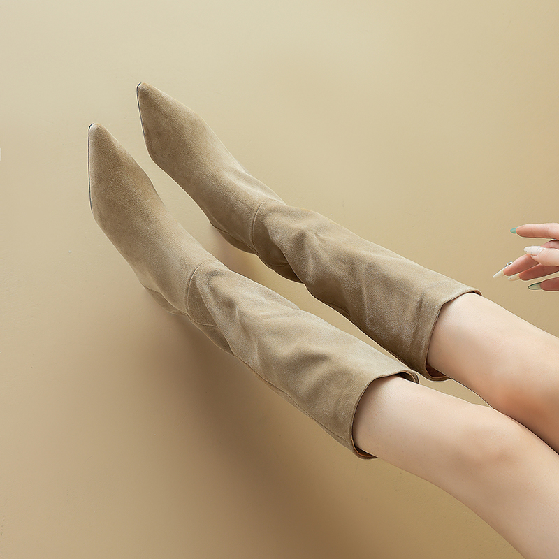 Botas Femininas de Cano Alto e - Women Shoes Mk avaliação e preço
